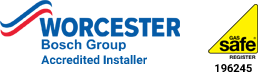 Worcester Accredited Installer and Gas Safe Registered